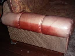 faded leather furniture