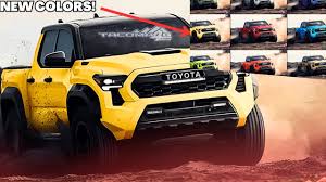 2024 toyota tacoma new colors first