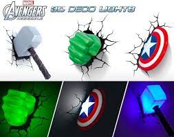 Avengers 3d Deco Light Avengers Assemble