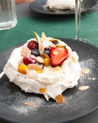 mini pavlova clouds recipe mari bakes