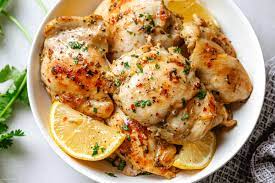garlic lemon en thighs recipe