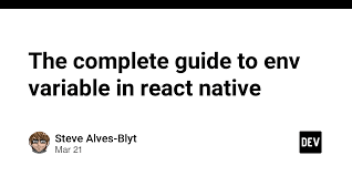 env variable in react native