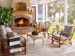23 Outdoor Fireplace Ideas For A
