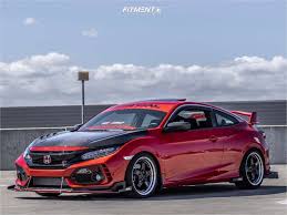 2018 honda civic si with 18x8 ssr sp1