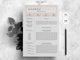 Minimalist Resume 4 Pages Pack By White Graphic On Dribbble