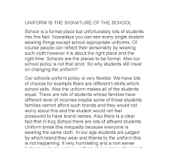 The Toynbee School Homepage  five paragraph essay on school uniforms