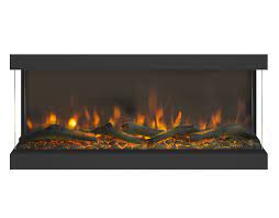 electric in wall fireplace levico 90
