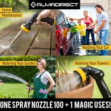 almadirect garden hose nozzle 2 in 1