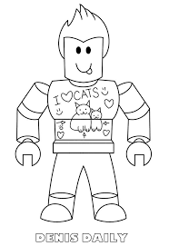 roblox kids coloring pages