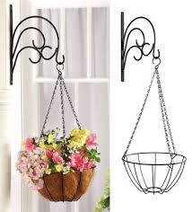 Decorative Scroll Hanging Basket With