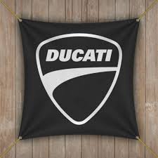 ducati flag banner 1x1 ft moto motogp