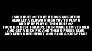 Nicki Minaj - Boss Ass Bitch (Remix) Lyrics on the Screen - YouTube