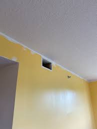 Ceiling Paint Turned Yellow And Corners
