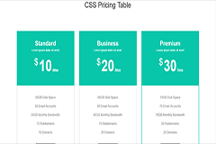 free bootstrap pricing table for your