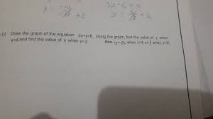 Draw The Graph Of The Equation 2x