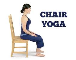 simple chair yoga poses