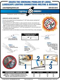 Lightingshrink Landscape Lighting Connections Professional Anti Fire 609 923 9210