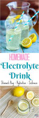 homemade electrolyte drink recipe