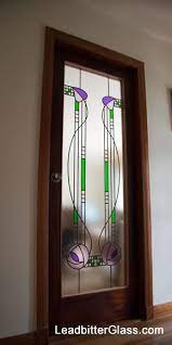 Leaded Glass Mackintosh Full Door Perth