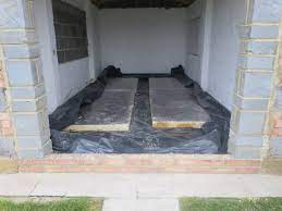 screeding and insulating a garage floor