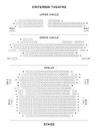 Criterion Theatre Seating Plan