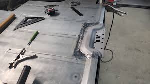 patch panel into a new cargo floor pan