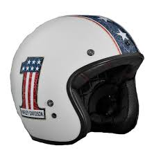 Harley Davidson Unisex 3 4 Rwb Retro Helmet Red White Blue 1 Logo 98315 17vx 000m