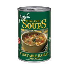 organic vegetable barley soup