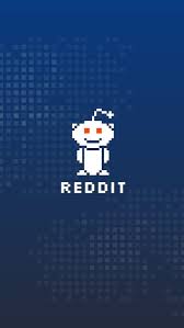 reddit digital logo minimalism blue