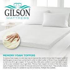 memory foam topper double bed memory