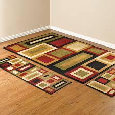 royalty geo 3 pc rug set with runner