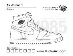 Line drawing pics 1000x766 michael jordan coloring pages for drawn sneakers coloring page 2 824x643 air jordan 1 (sketch) by bi9mik3 Air Jordan 1 Coloring Pages Sneaker Coloring Pages Created By Kicksart
