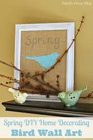 Spring Diy Home Decorating Bird Wall