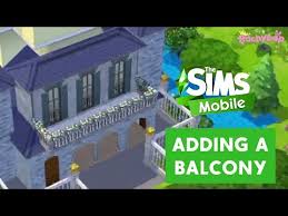 The Sims Mobile Quick Balcony Tutorial