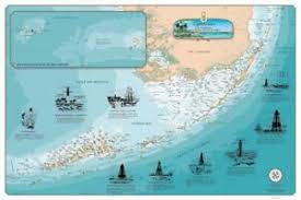 Details About Florida Keys Lighthouse Map Nautical Chart Art Poster Print