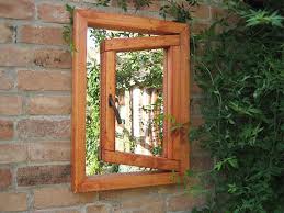 Garden Mirror Illusion Small Window