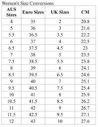 Birkenstock Size Conversion Chart For Kids Men And Women