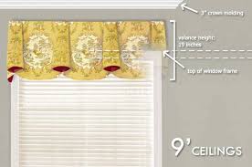 how high to hang valances here s our