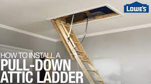 how to install an attic ladder you