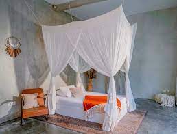 Organic Cotton Bed Canopy For Queen