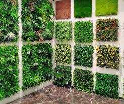 Green Plastic Vertical Garden For Walls