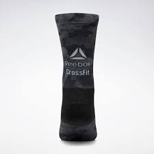 Reebok Crossfit Printed Crew Socks Black Reebok Us