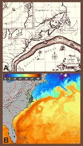 The hausdorff distance between two sets of points (in this case the gulf stream north wall navy analyses and the north wall from the global rtofs model) is the greatest of all the distances from the points. Picturing The Gulf Stream Current
