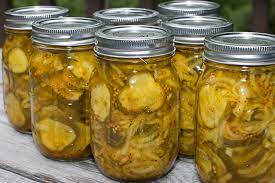 Spicy Bread And Butter Pickles Canning Recipe gambar png