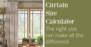 Curtain Size Calculator The Right Size