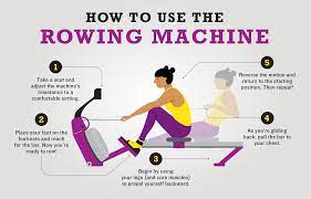 practice proper rowing machine form for