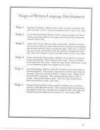 Stages Of Written Language Development Lovetoteach Org