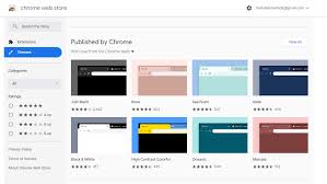 web browser with google chrome themes
