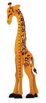 Giraffe Growth Chart Woodworking Plan