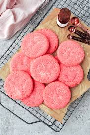 mexican pink cookies polvorones rosas